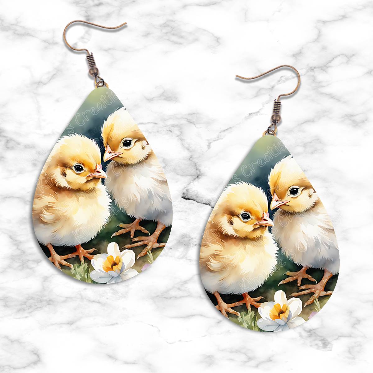 Chickens Teardrop Earring Collection - 15 - jewelry