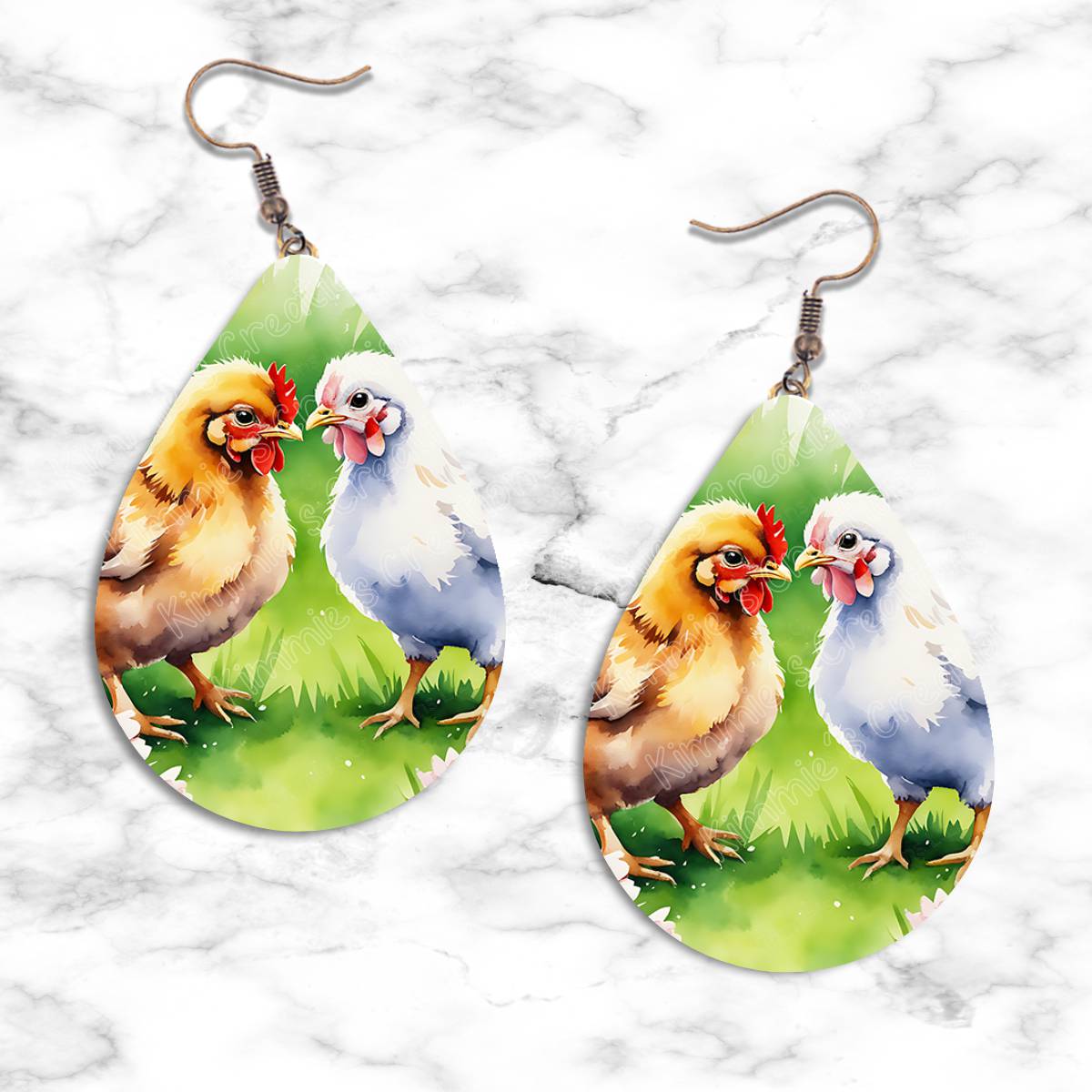 Chickens Teardrop Earring Collection - 17 - jewelry