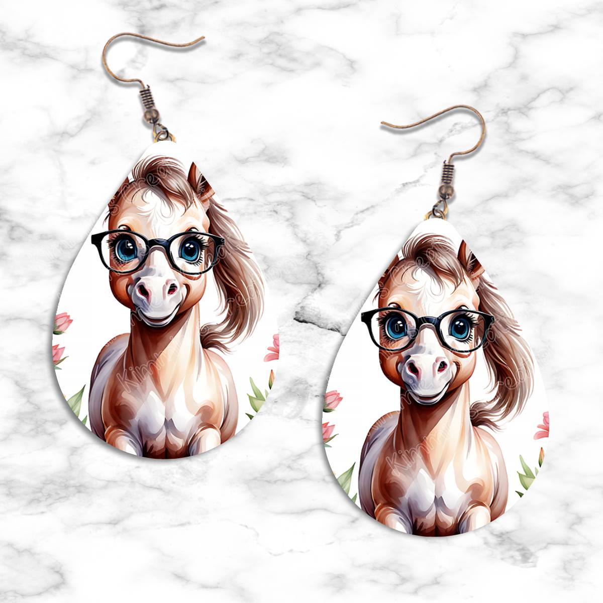 Horses Teardrop Earring Collection - Kimmie's Creations L.L.C.