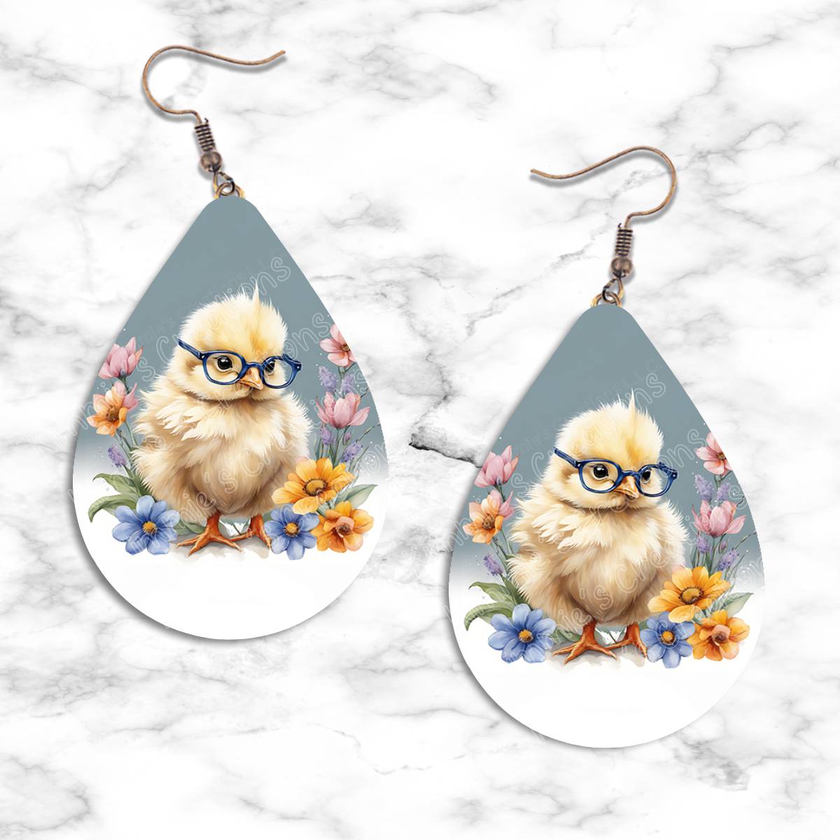 Chickens Teardrop Earring Collection - 27 - jewelry