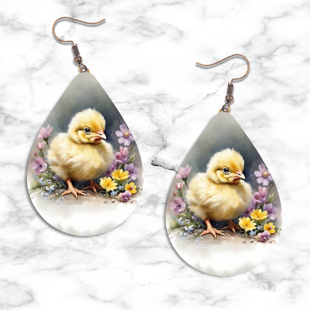Chickens Teardrop Earring Collection - 30 - jewelry