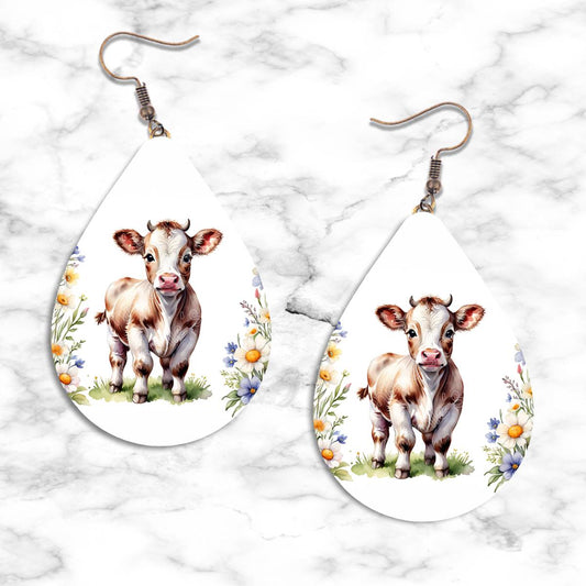 Cow Summer Teardrop Earring Collection - jewelry