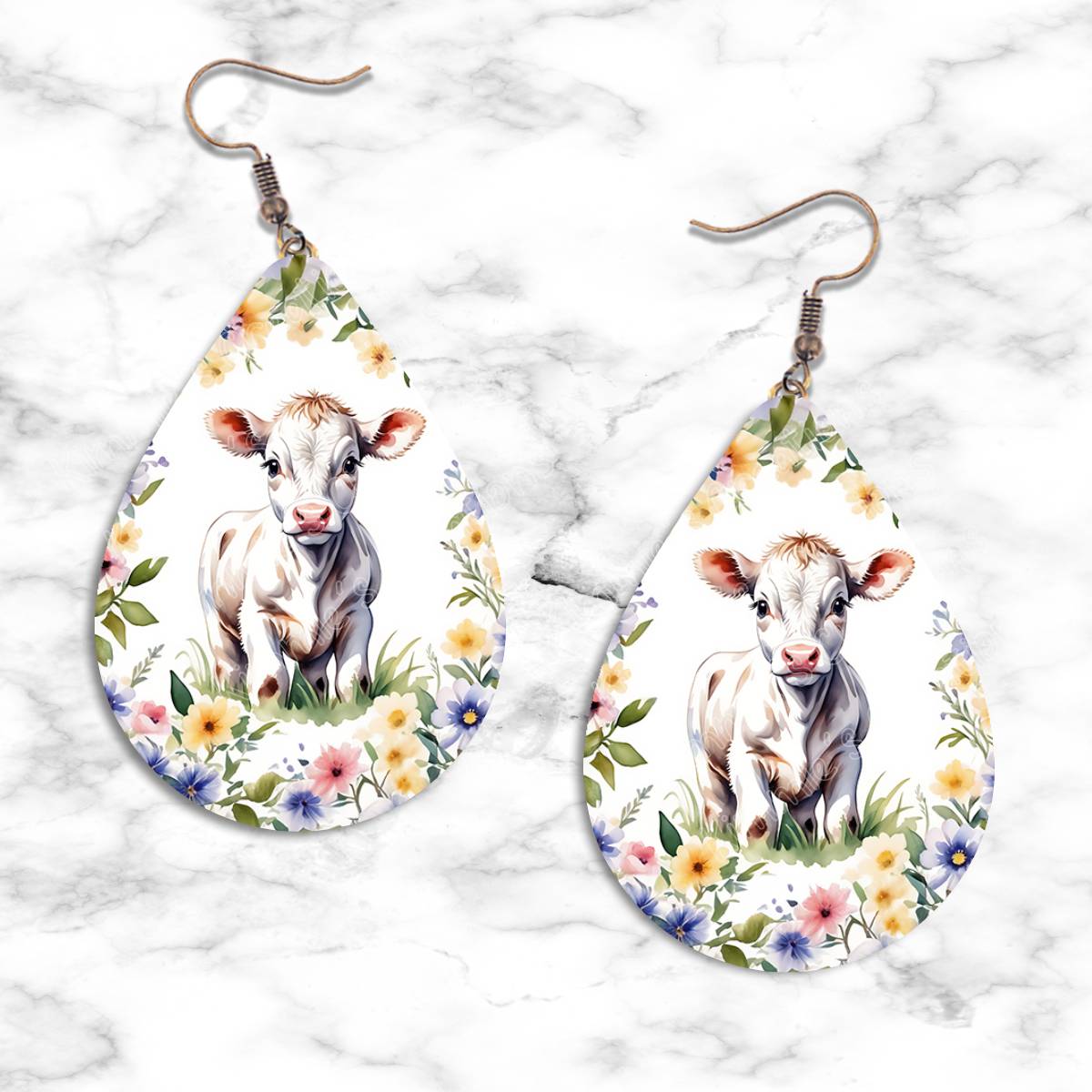 Cow Summer Teardrop Earring Collection