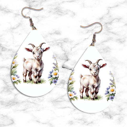 Goat Teardrop Earring Collection - 02 - jewelry