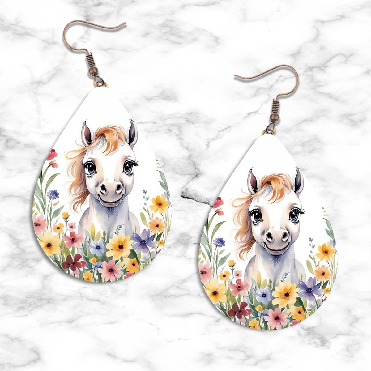 Horses Teardrop Earring Collection - Kimmie's Creations L.L.C.