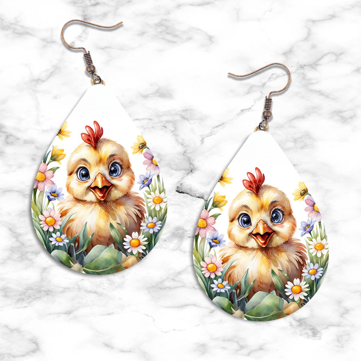Chickens Teardrop Earring Collection - 31 - jewelry