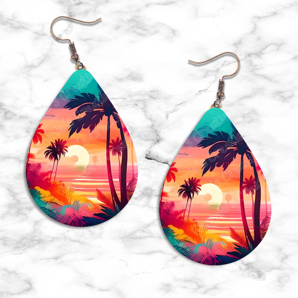 Tropics and Beaches Teardrop Earring Collection