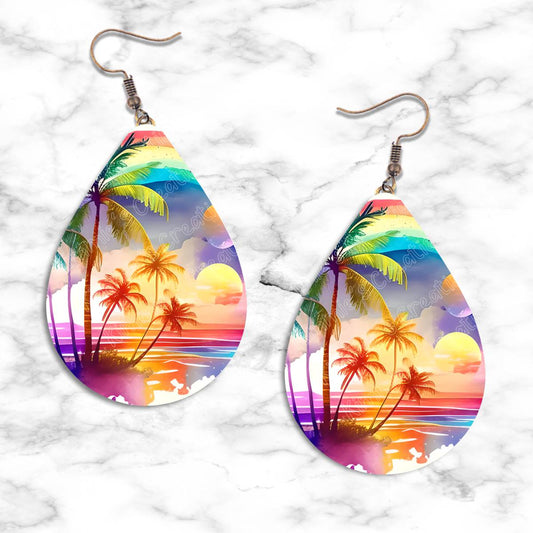 Tropics and Beaches Teardrop Earring Collection - 03 - jewelry