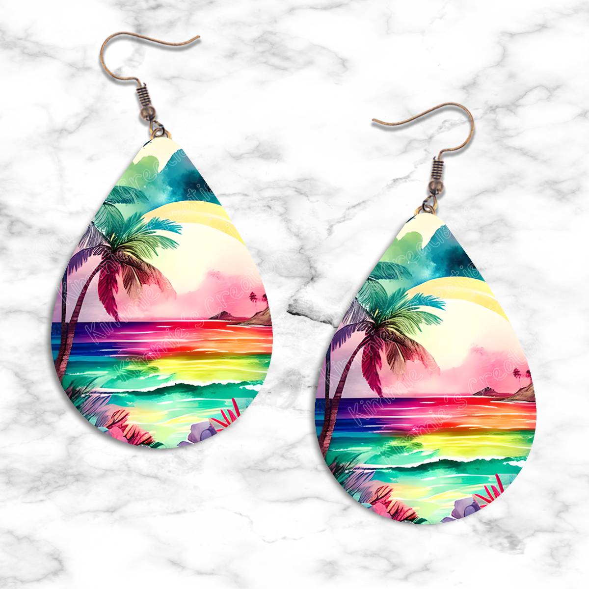 Tropics and Beaches Teardrop Earring Collection