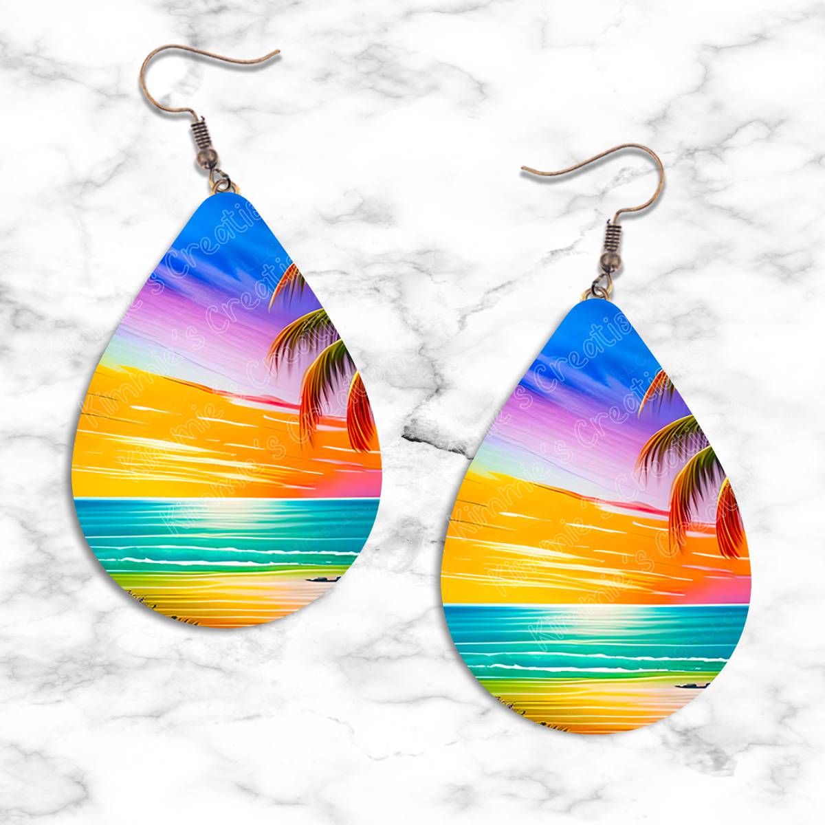 Tropics and Beaches Teardrop Earring Collection