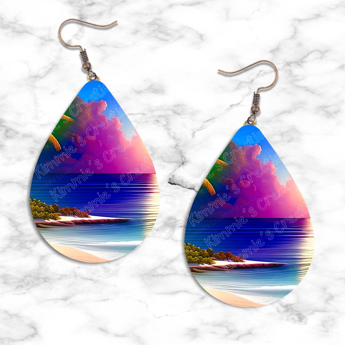 Tropics and Beaches Teardrop Earring Collection