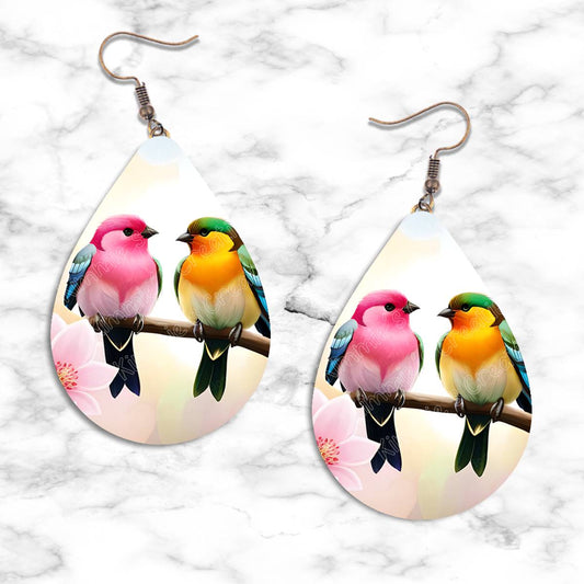 Birds Teardrop Earring Collection - 02 - jewelry