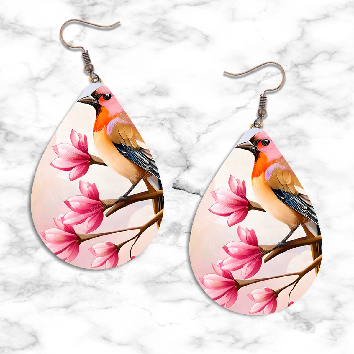 Birds Teardrop Earring Collection - 04 - jewelry