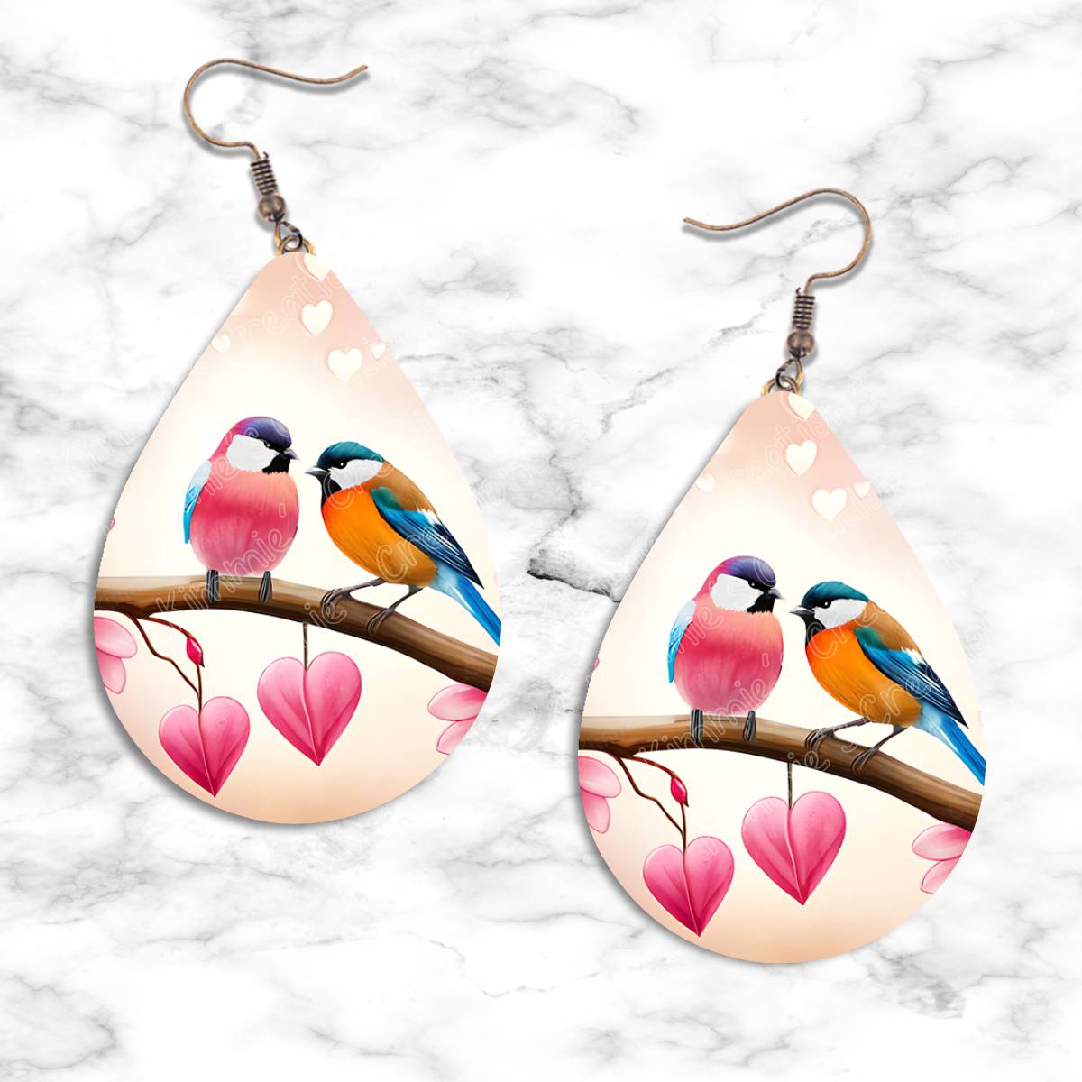 Birds Teardrop Earring Collection - 09 - jewelry