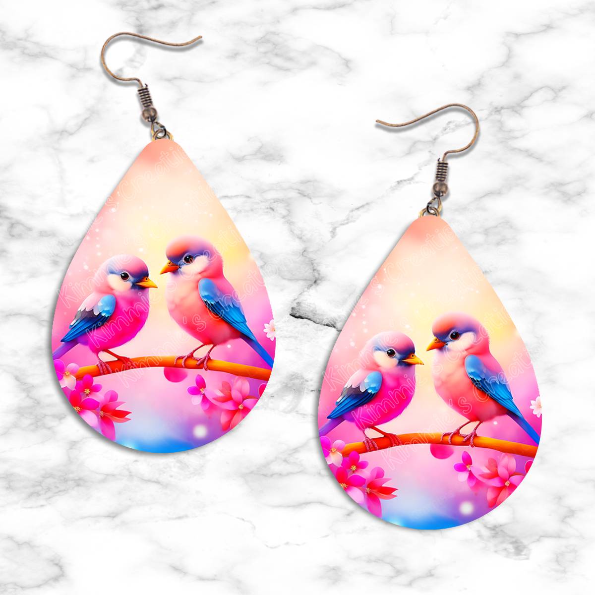 Birds Teardrop Earring Collection - 12 - jewelry