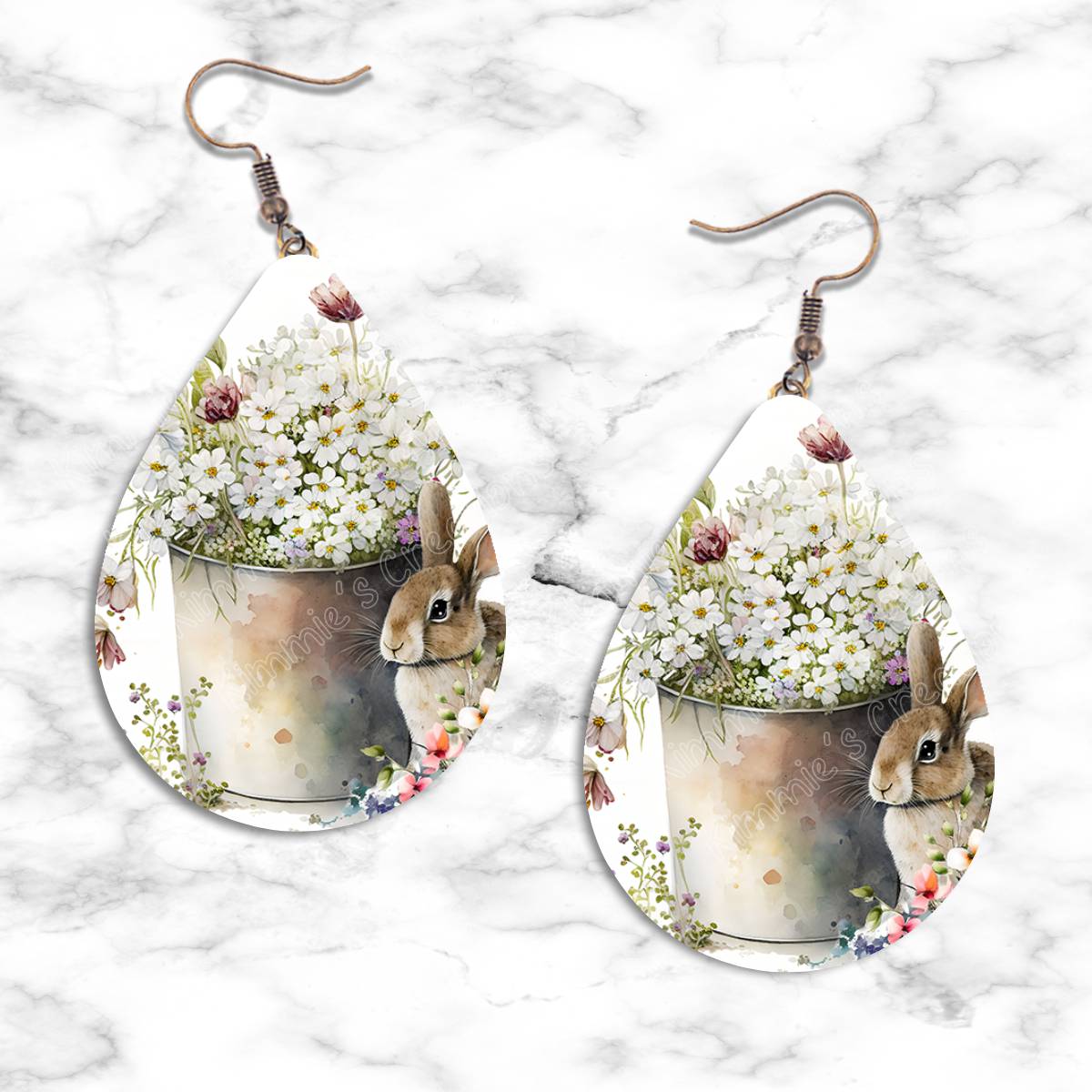 Rabbit Teardrop Earring Collection - 17 - jewelry