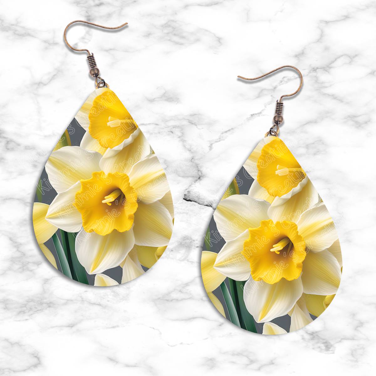 Daffodil Teardrop Earrings Collection - 06 - jewelry