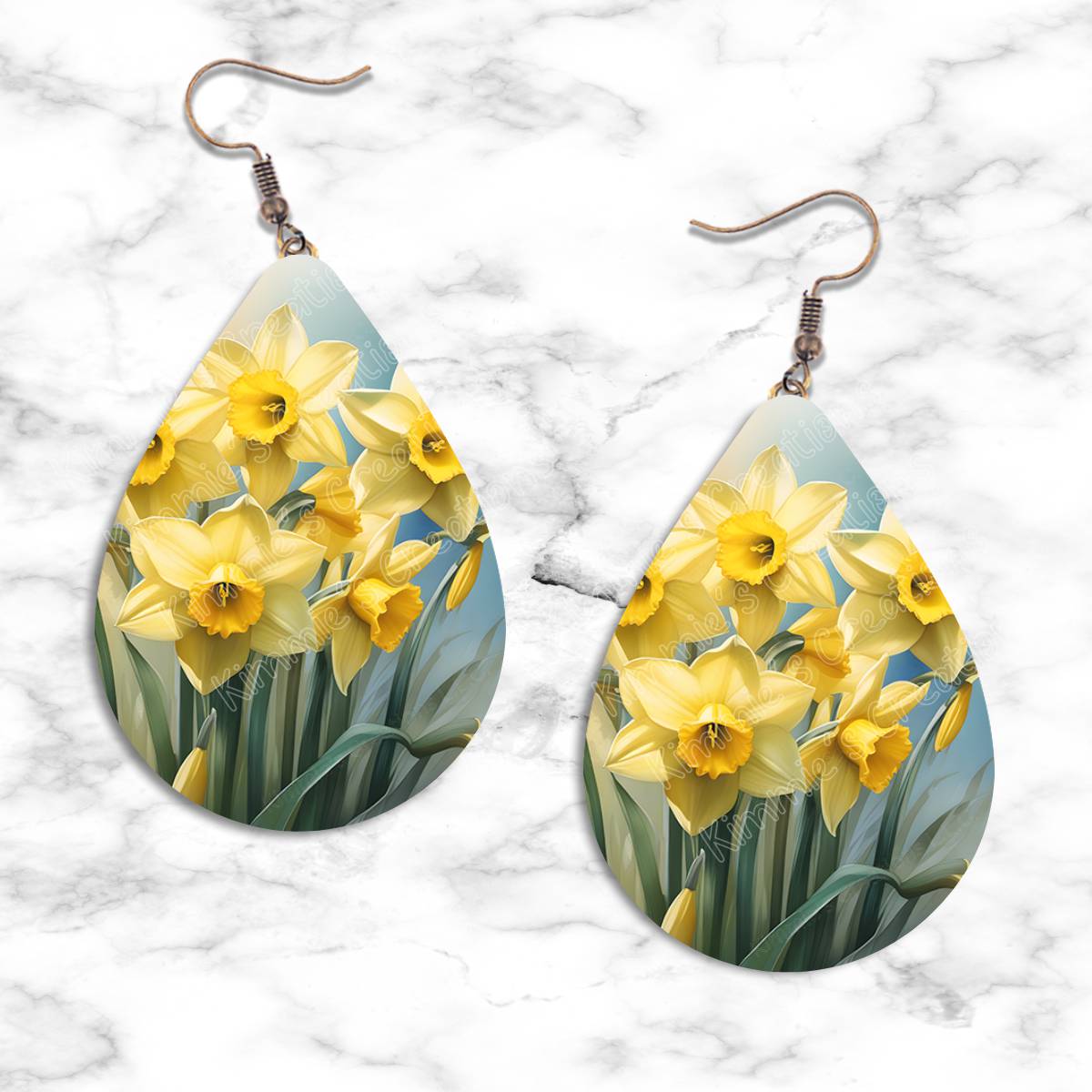 Daffodil Teardrop Earrings Collection - 08 - jewelry
