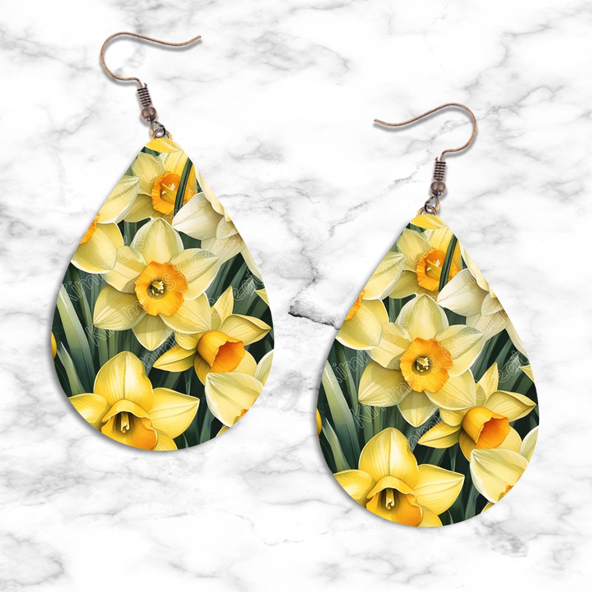 Daffodil Teardrop Earrings Collection - 09 - jewelry