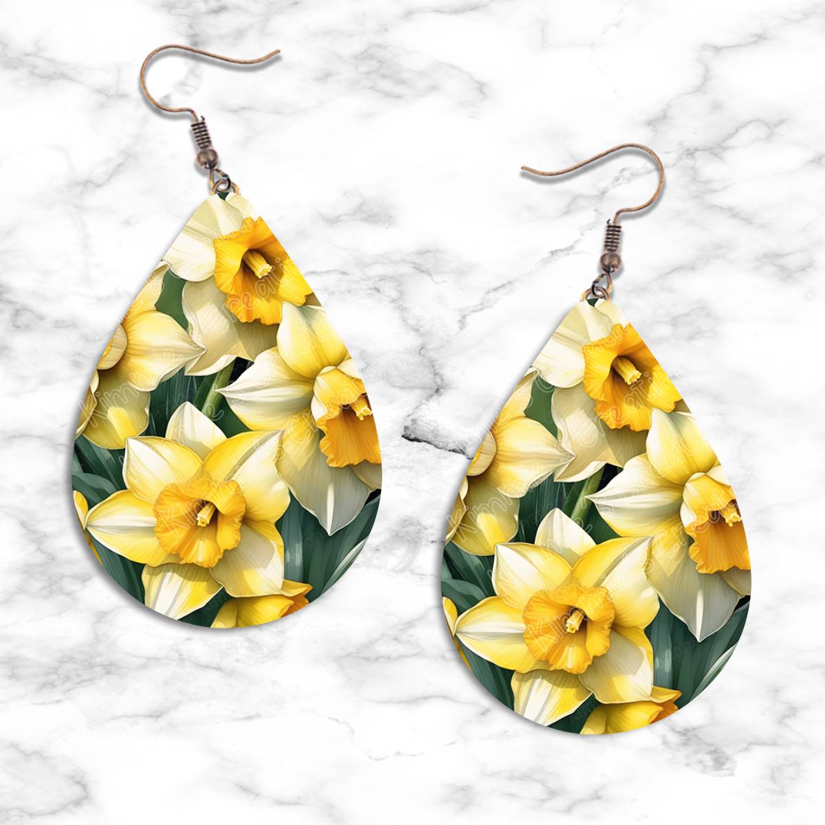 Daffodil Teardrop Earrings Collection - 10 - jewelry