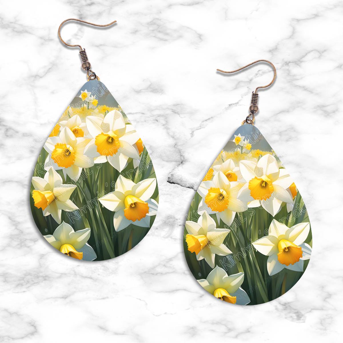 Daffodil Teardrop Earrings Collection - 11 - jewelry