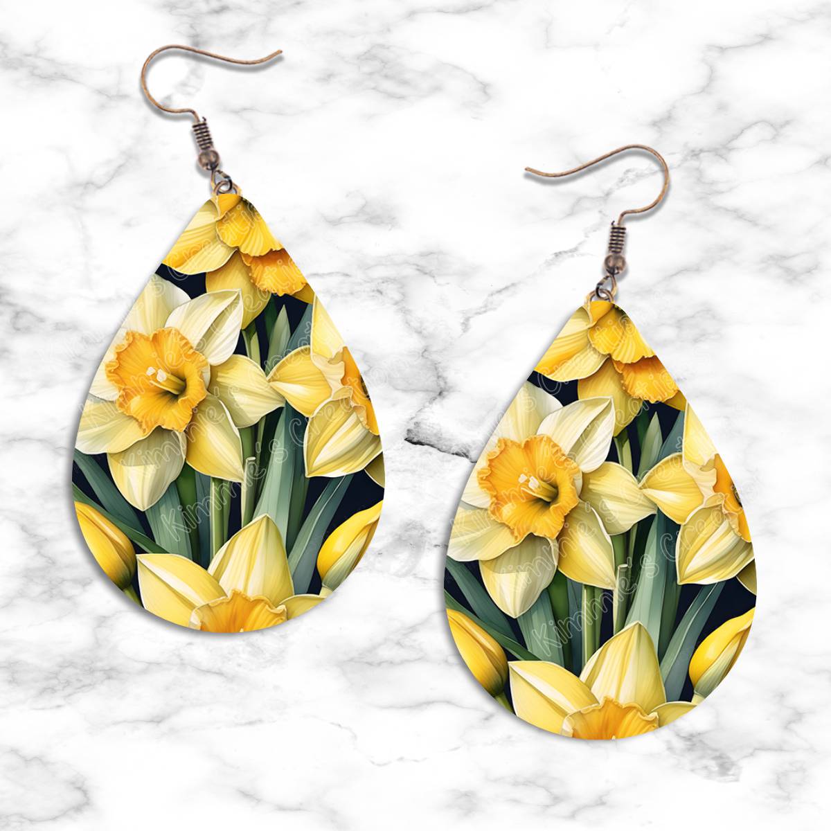 Daffodil Teardrop Earrings Collection - 12 - jewelry