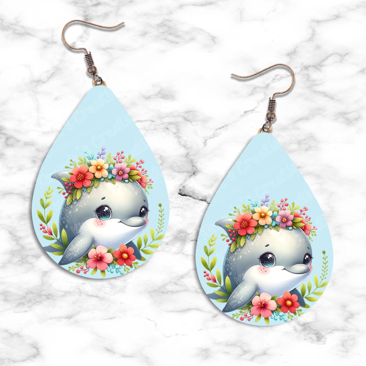 Dolphin Teardrop Earring Collection - 11 - jewelry