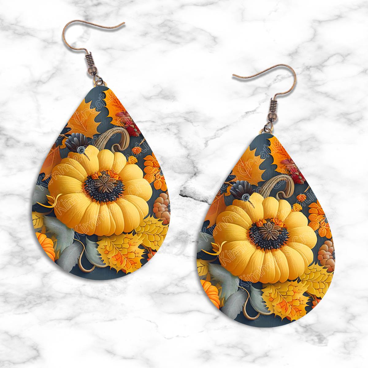 Fall Design Teardrop Earring Collection