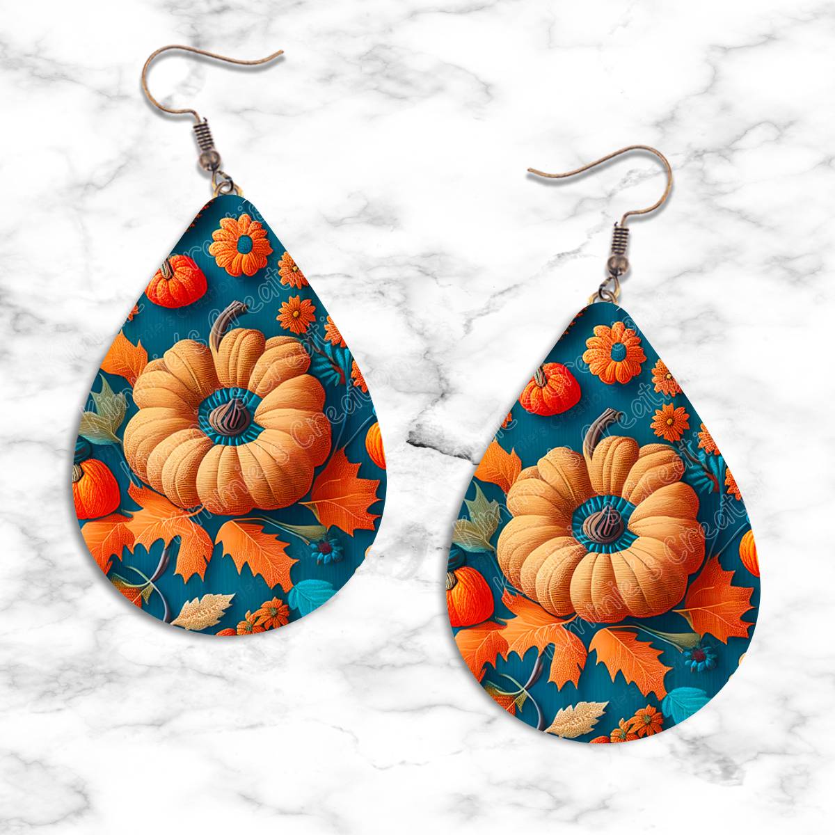 Fall Design Teardrop Earring Collection