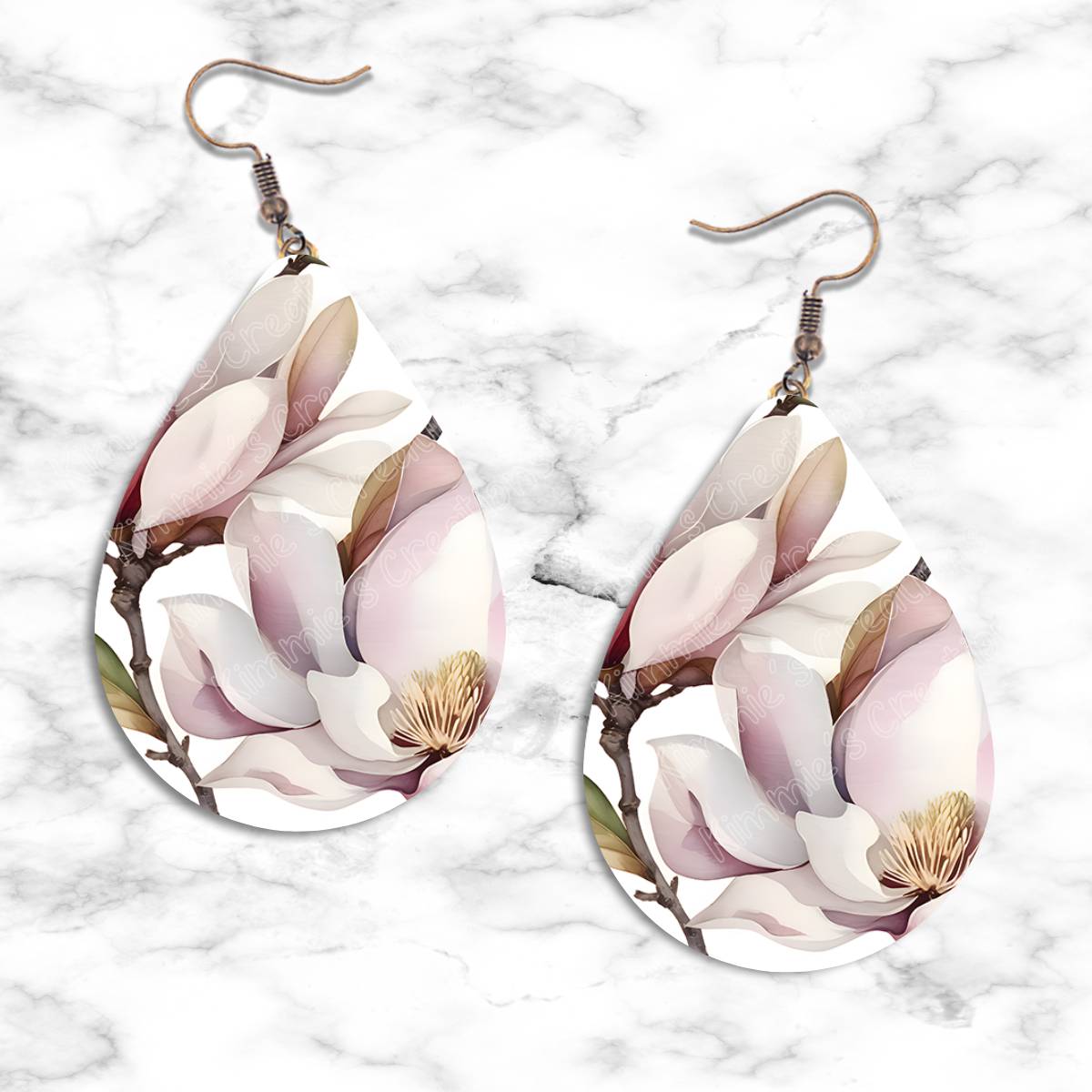 Spring Flowers Teardrop Earring Collection
