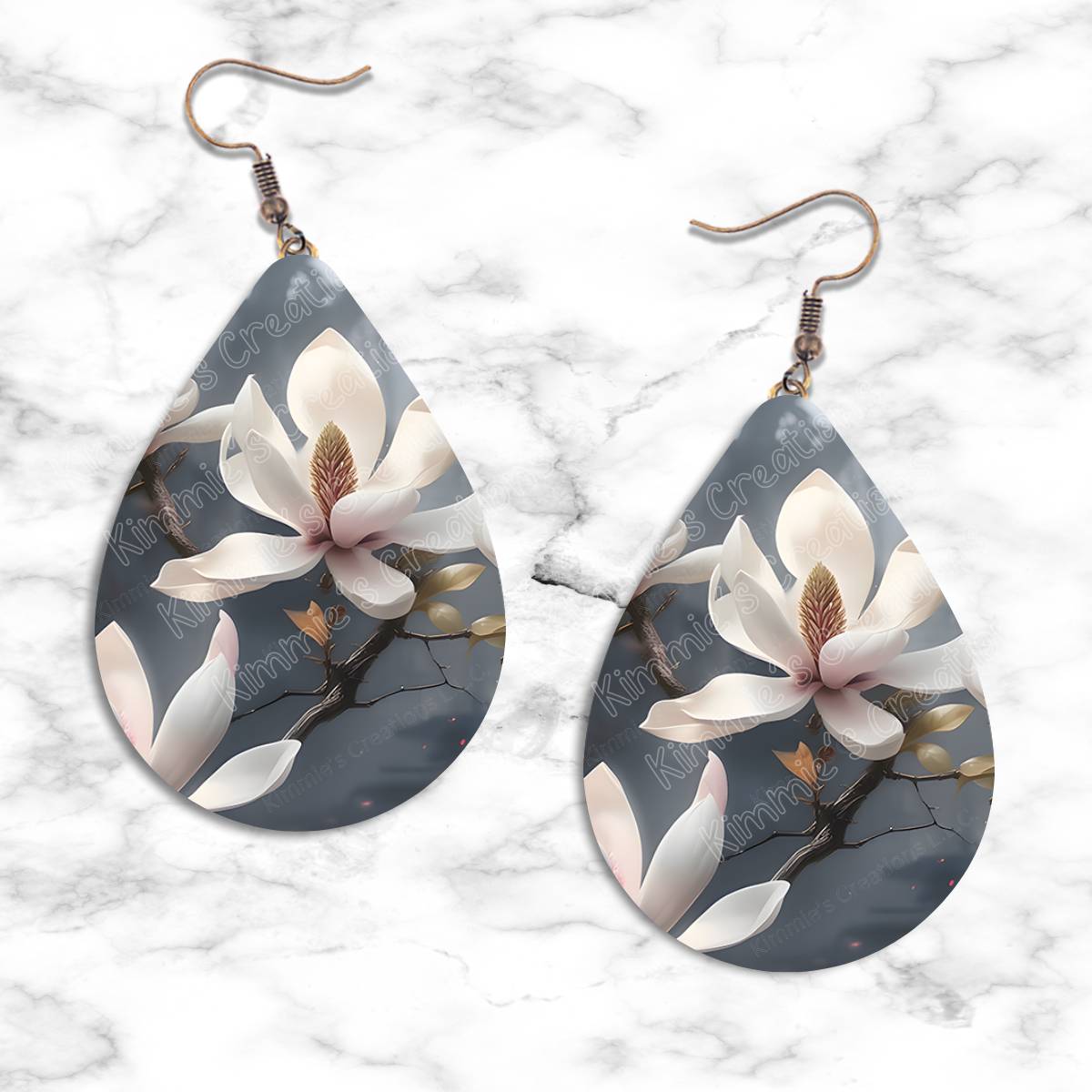 Spring Flowers Teardrop Earring Collection
