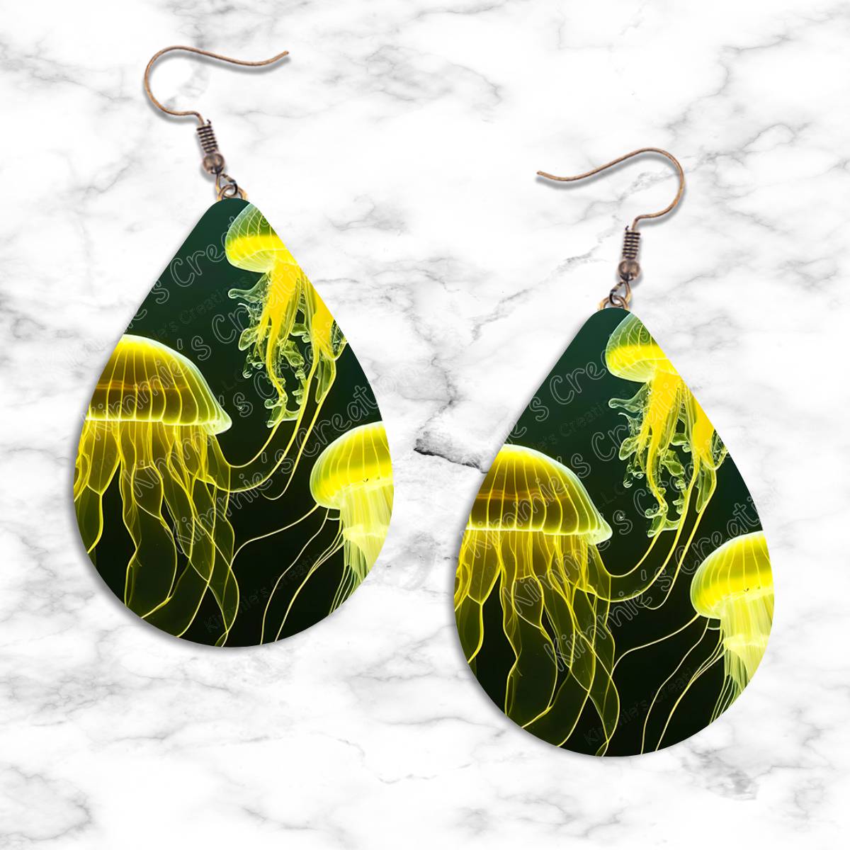 Jellyfish Teardrop Earring Collection