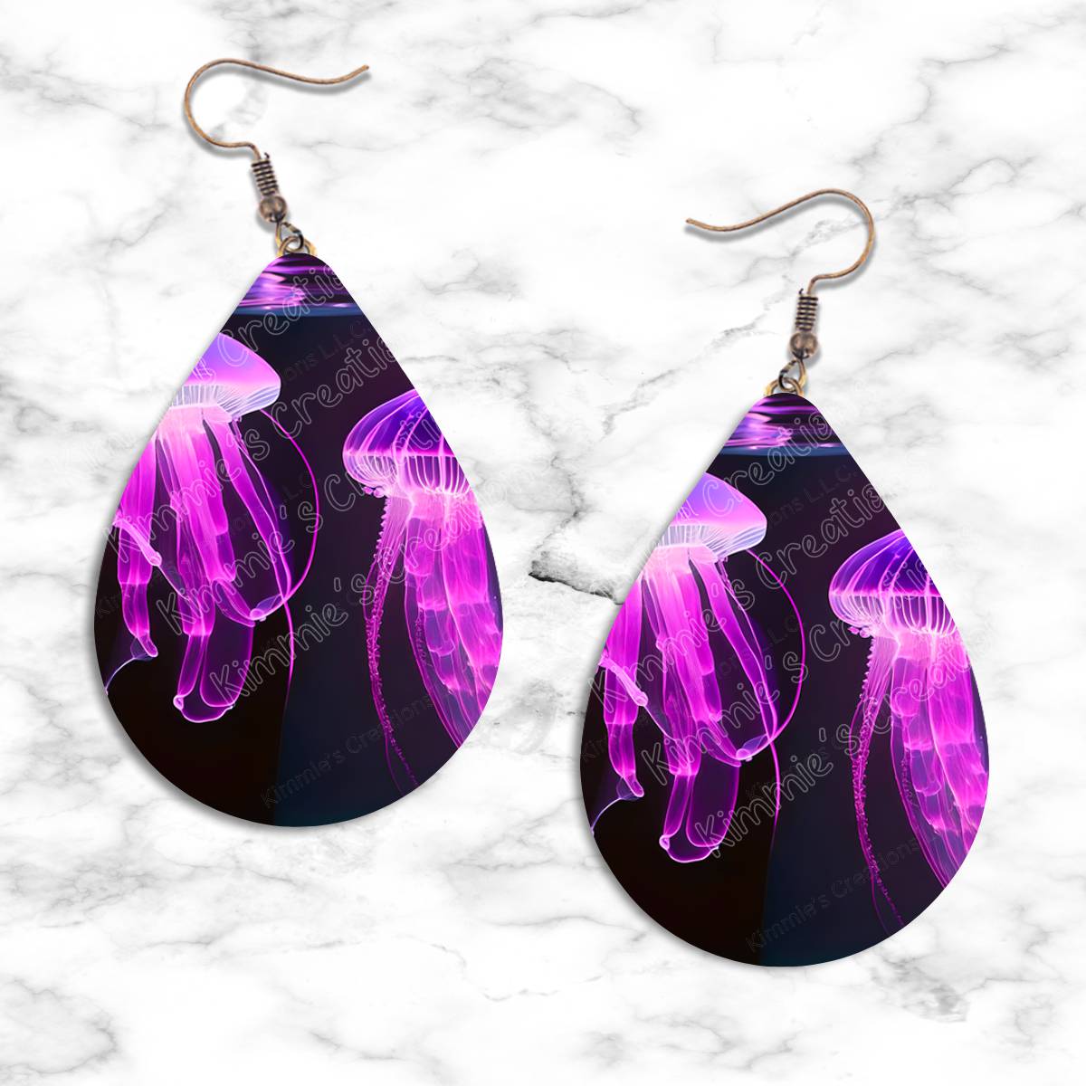 Jellyfish Teardrop Earring Collection