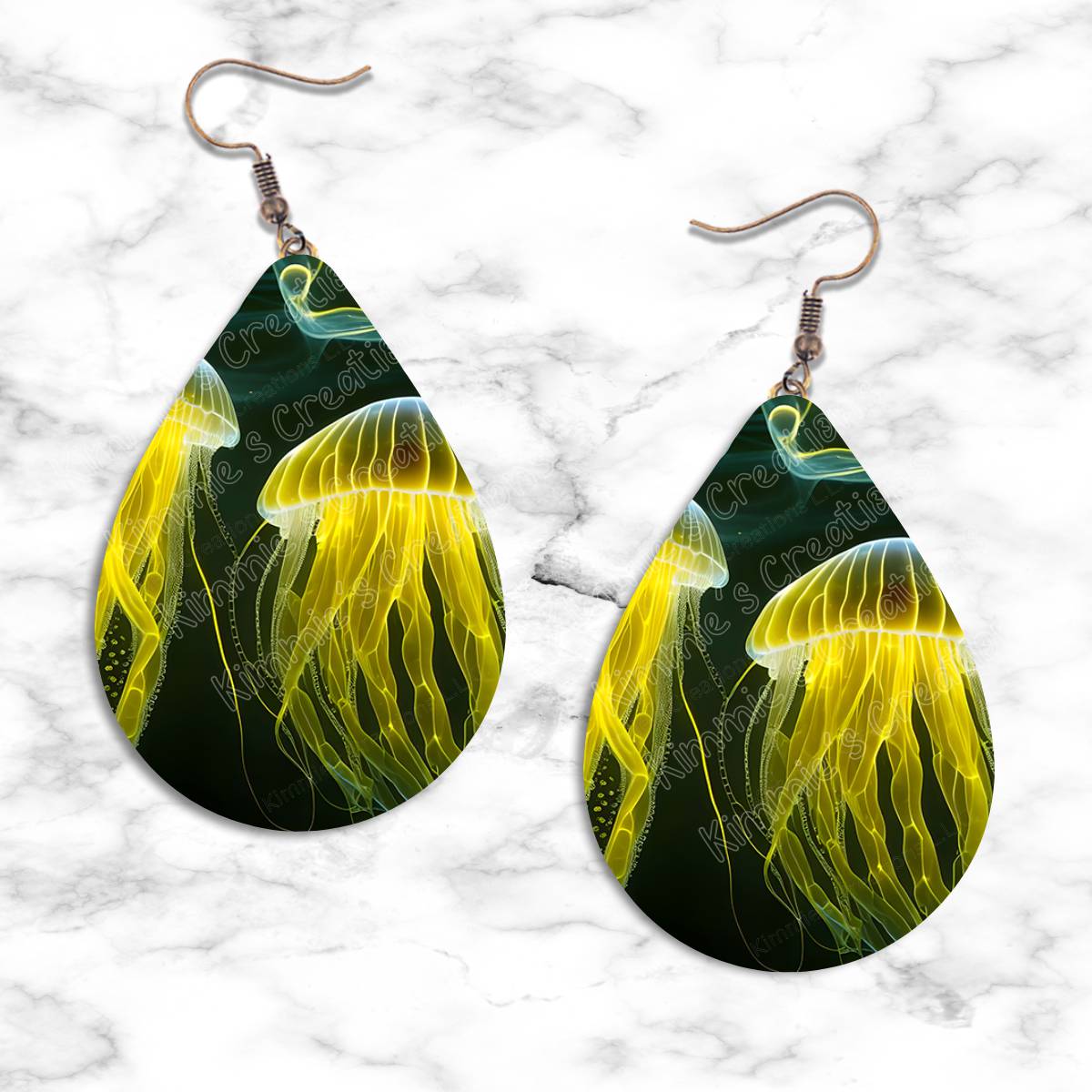 Jellyfish Teardrop Earring Collection