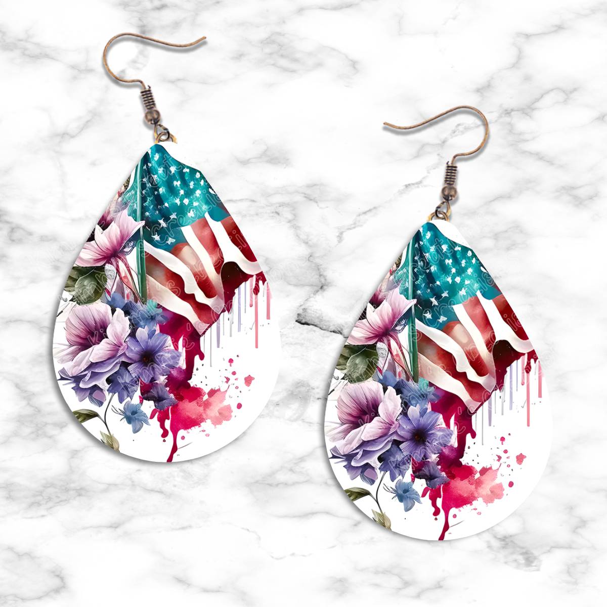 Patriotic Teardrop Earring Collection