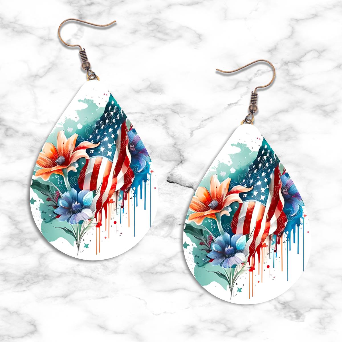 Patriotic Teardrop Earring Collection