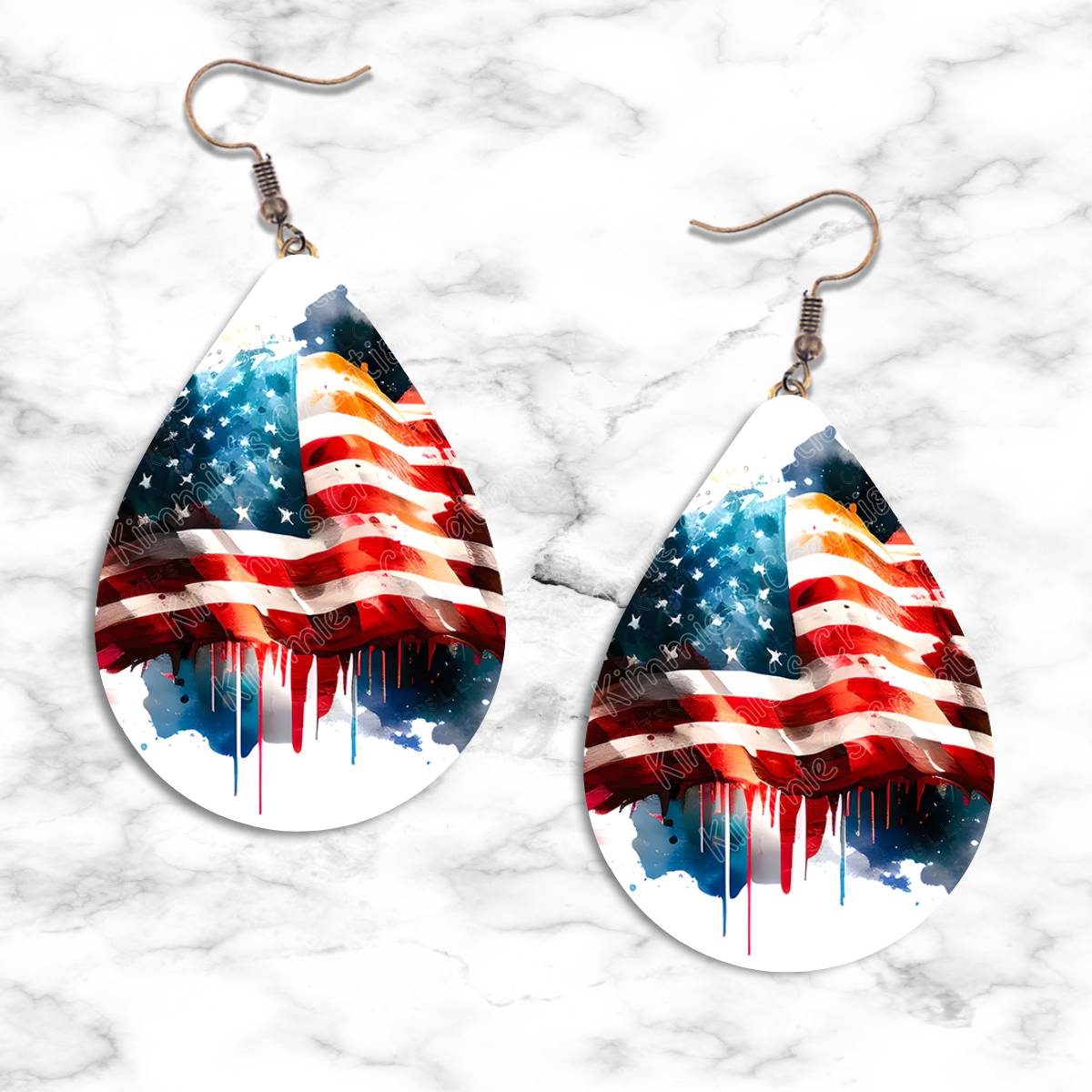 Patriotic Teardrop Earring Collection