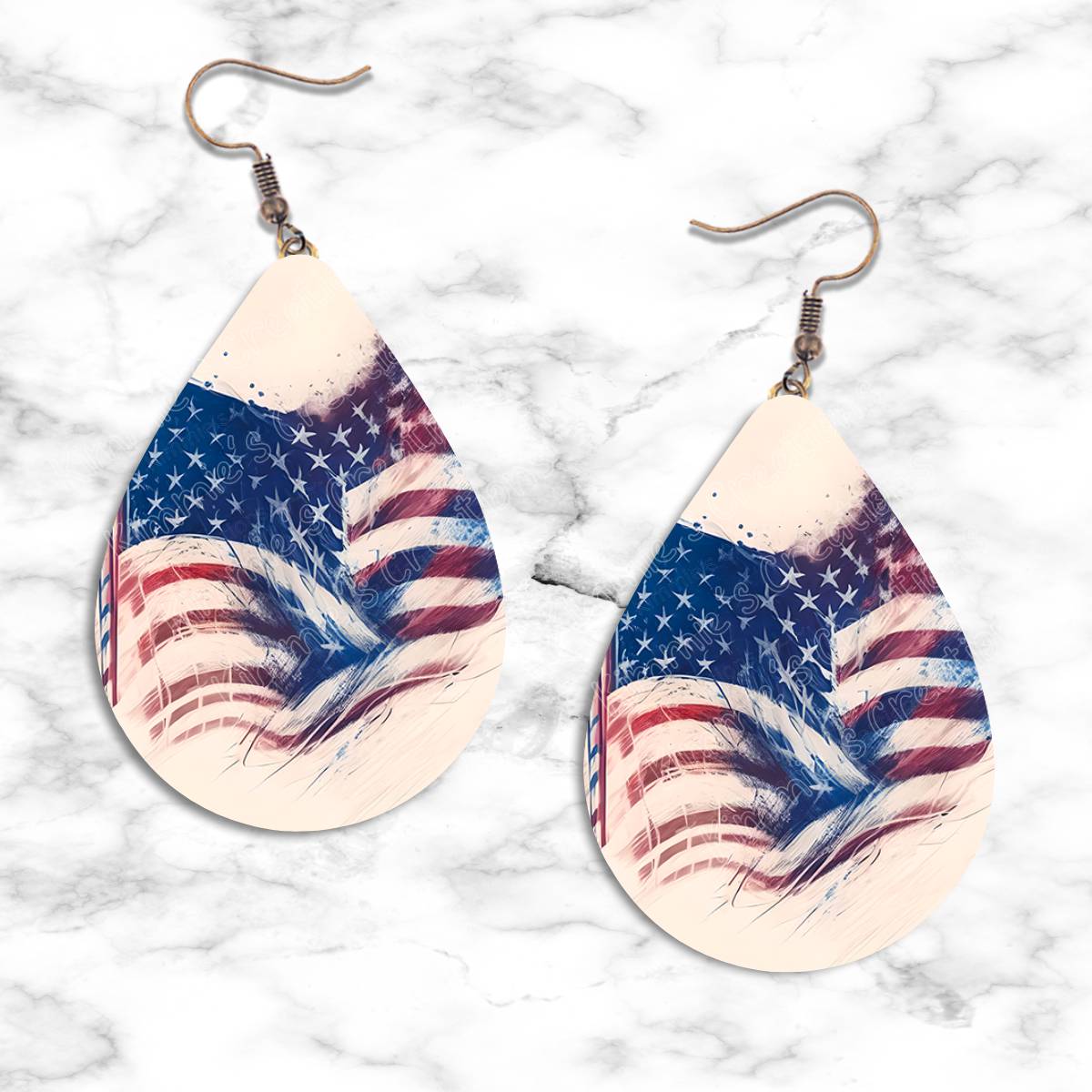 Patriotic Teardrop Earring Collection