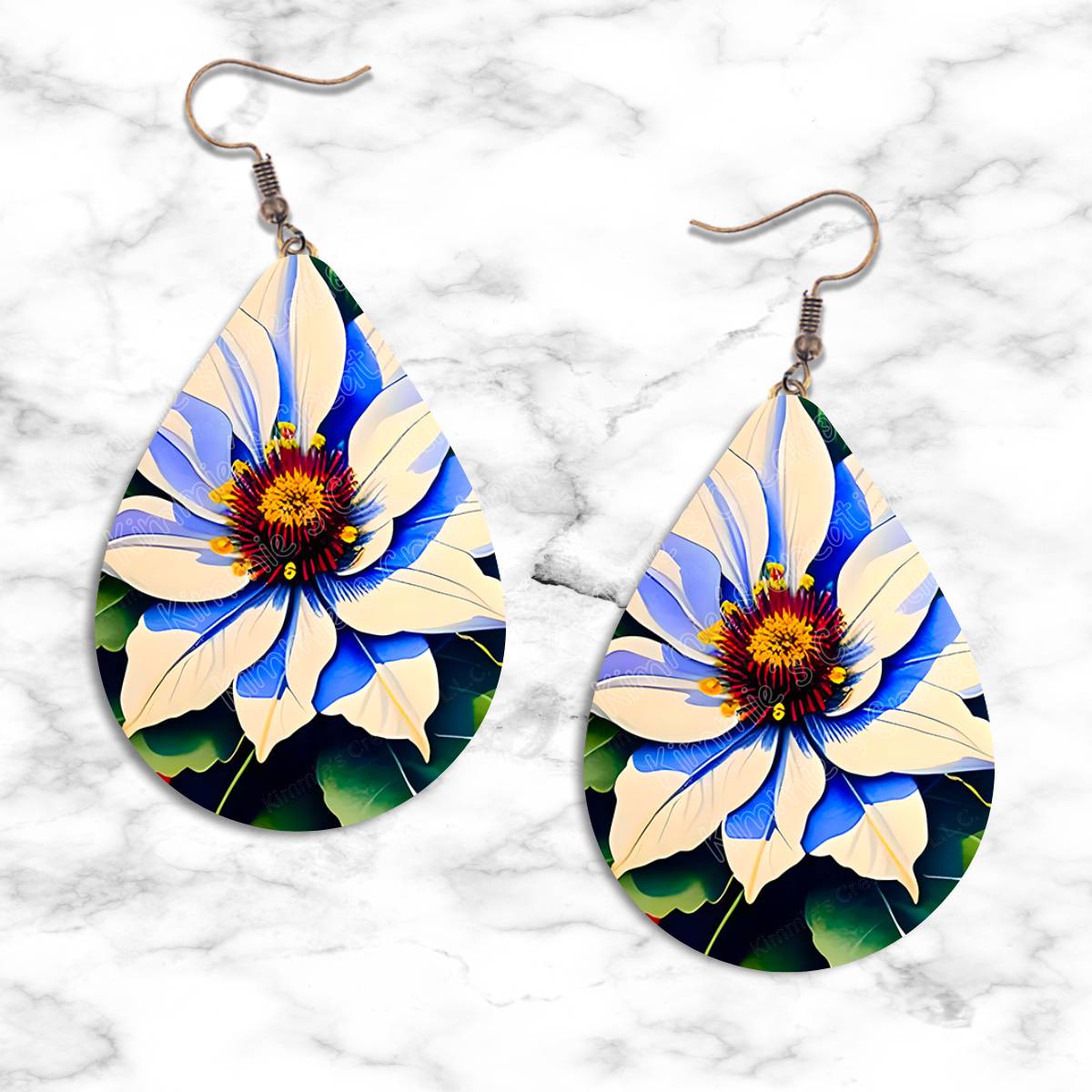 Poinsettia Teardrop Earring Collection