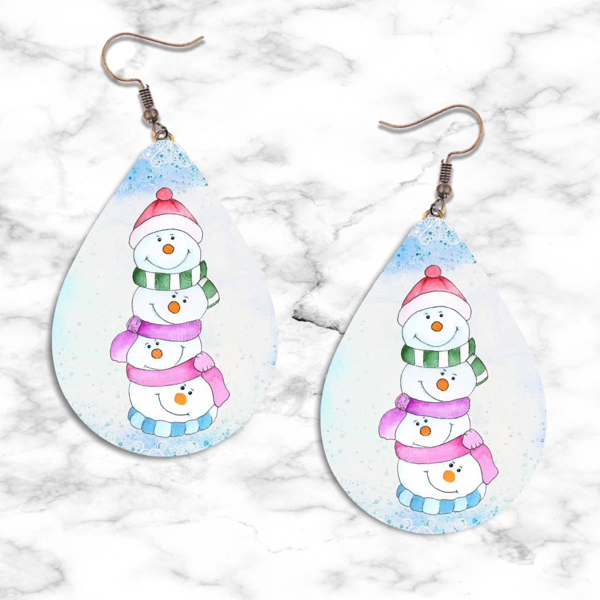 Snowman Teardrop Earring Collection