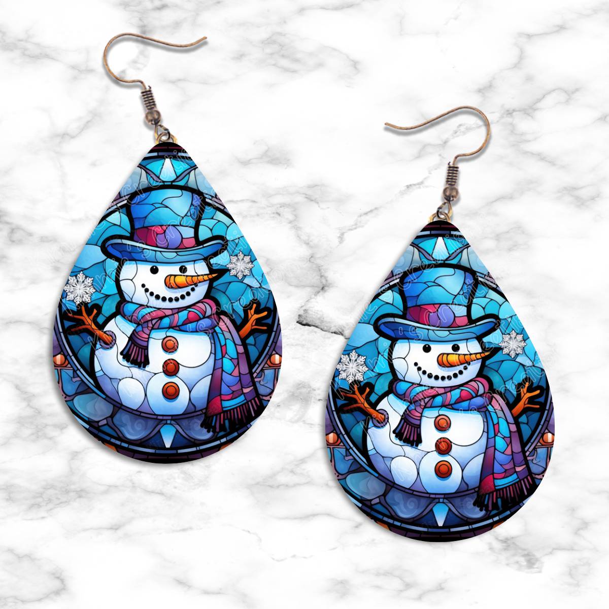 Snowman Teardrop Earring Collection