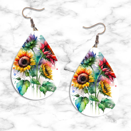 Sunflower Designs Teardrop Earring Collection - 02 - jewelry