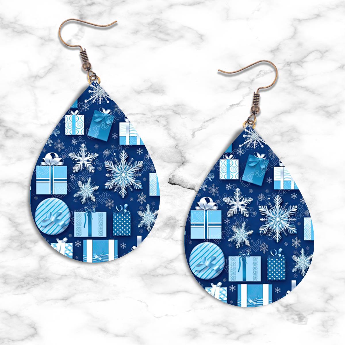 Christmas Teardrop Designs Earring Collection
