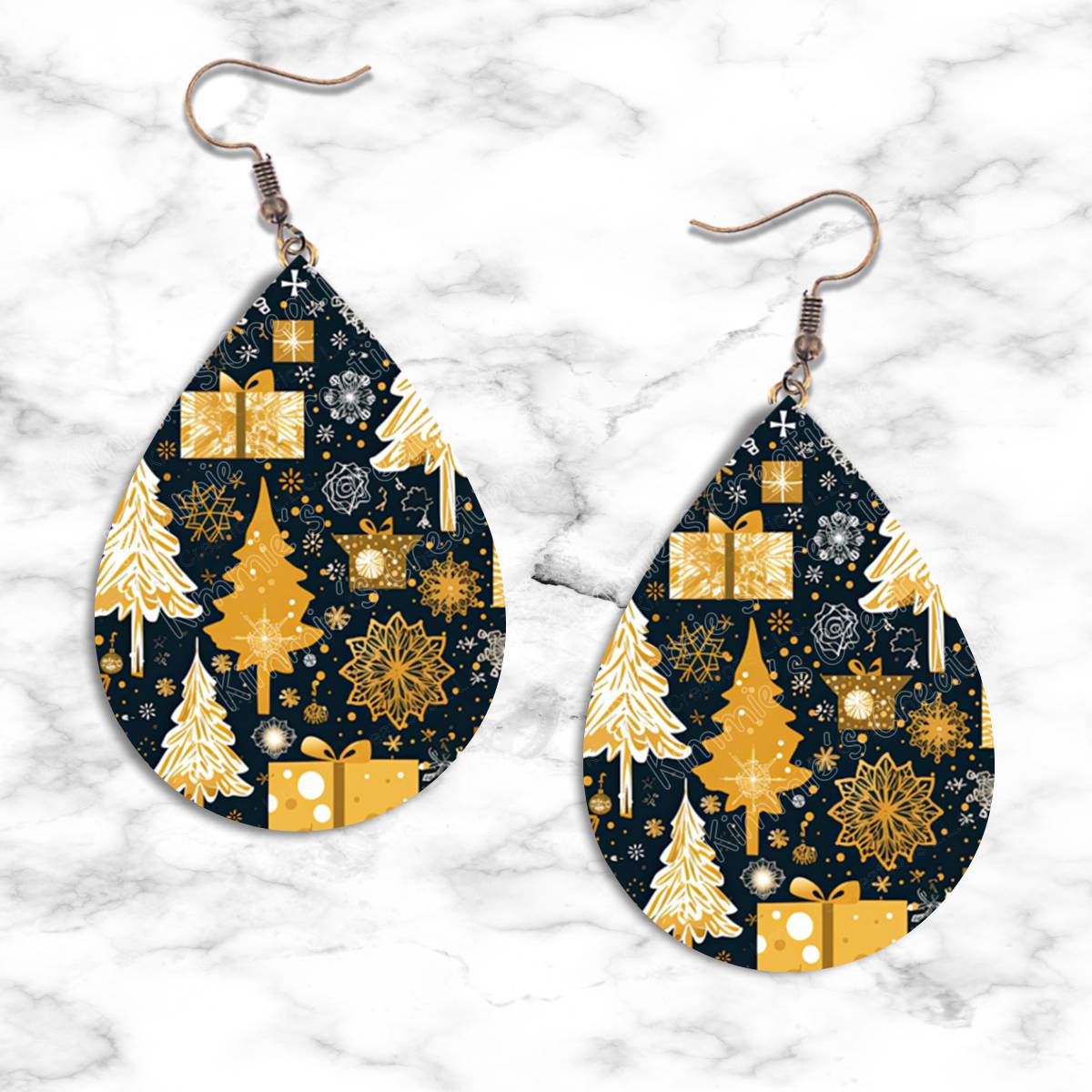 Christmas Teardrop Designs Earring Collection