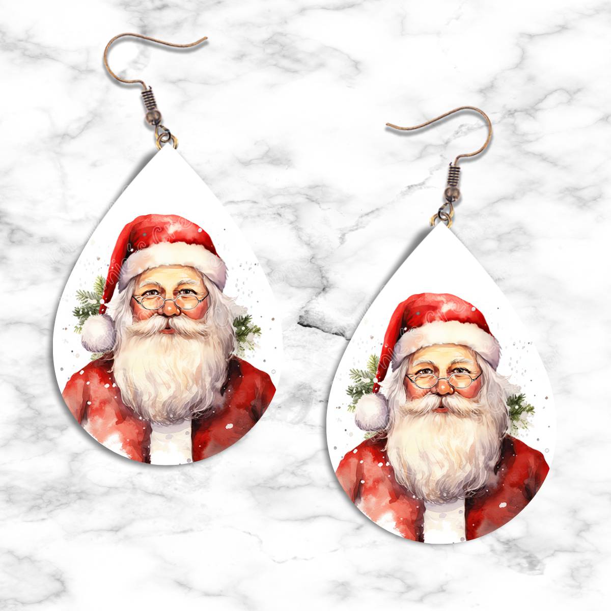 Santa Teardrop Earring Collection