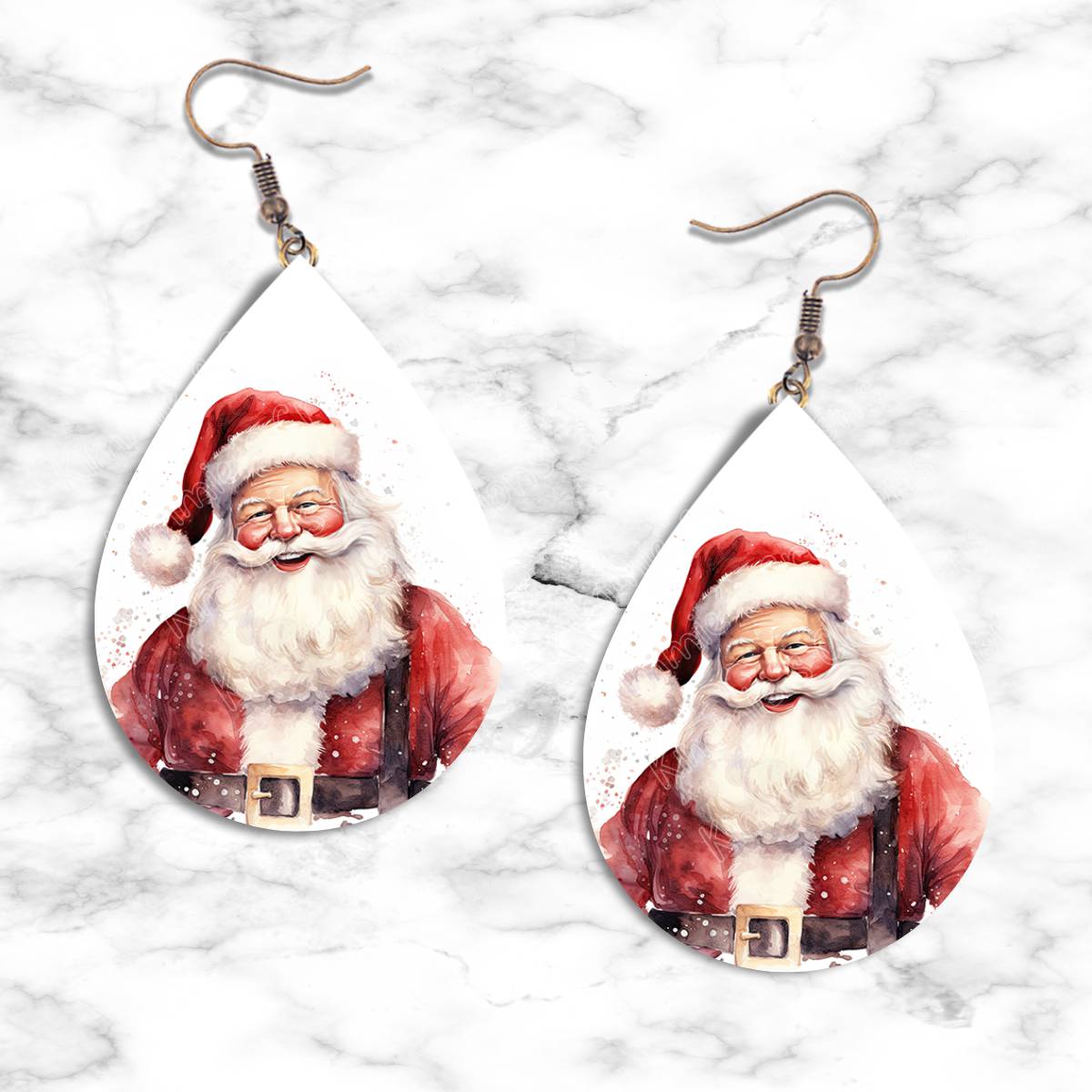 Santa Teardrop Earring Collection