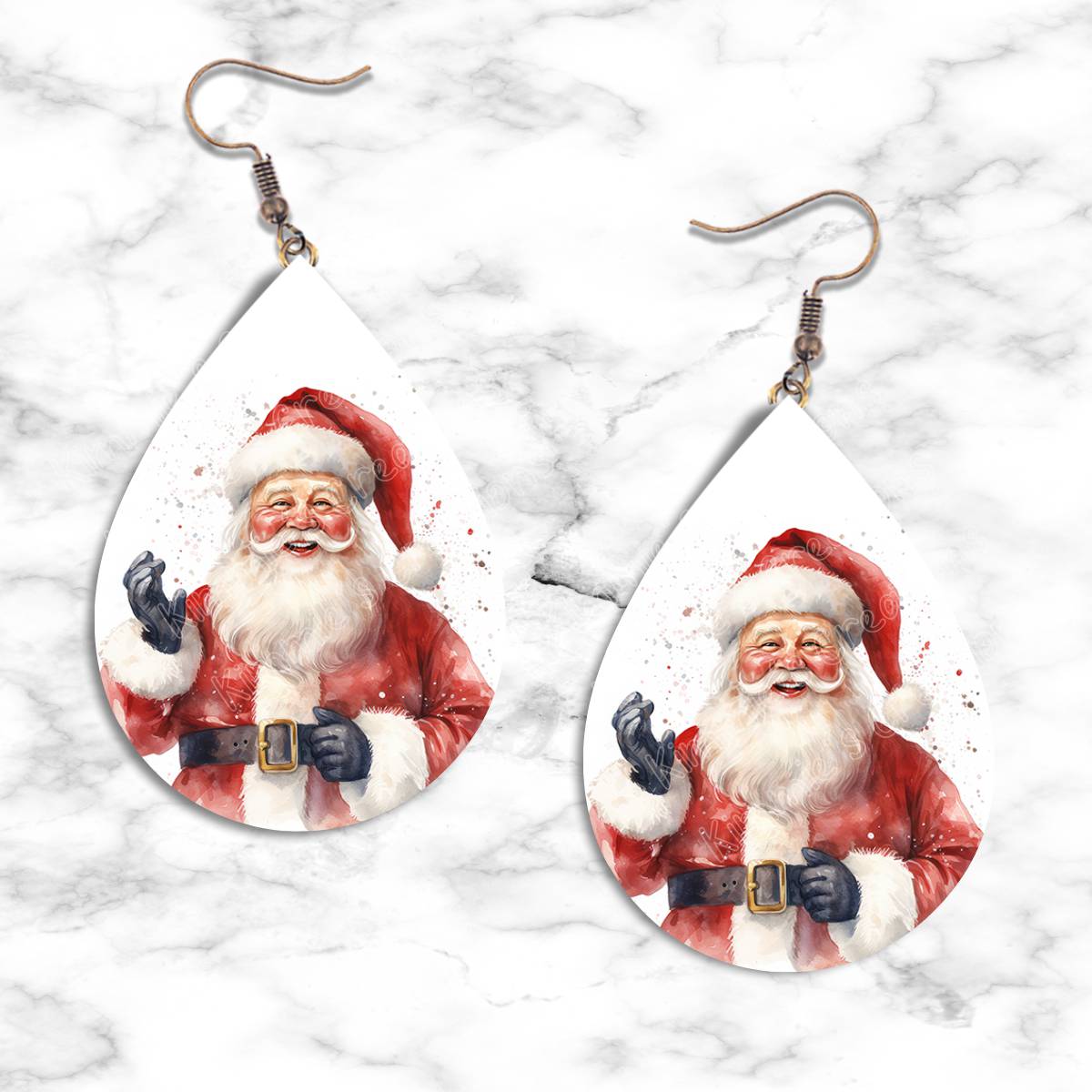 Santa Teardrop Earring Collection