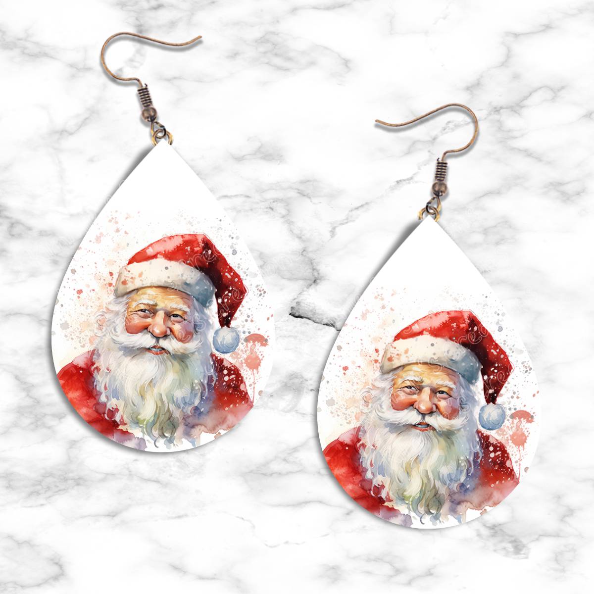 Santa Teardrop Earring Collection