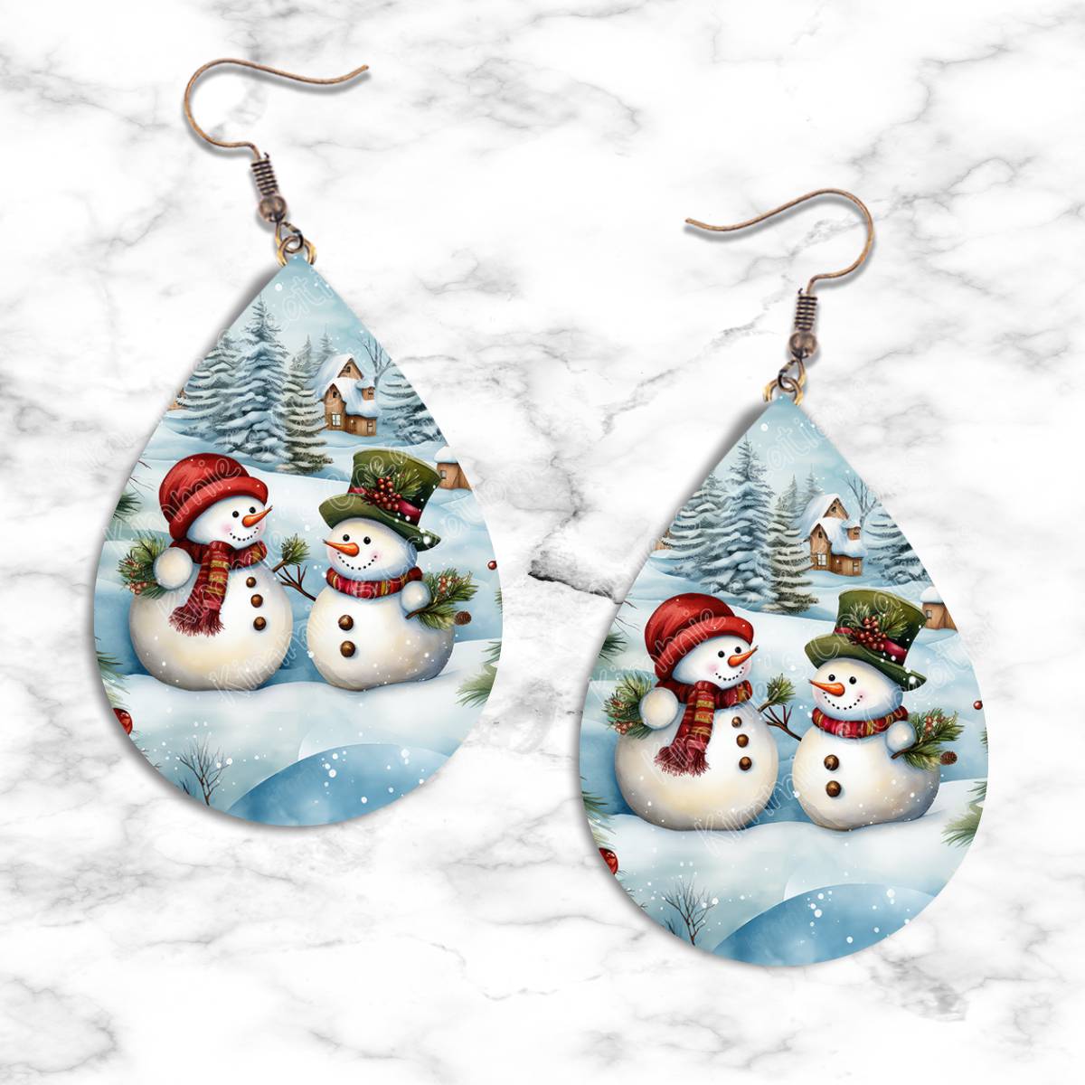 Snowman Teardrop Earring Collection