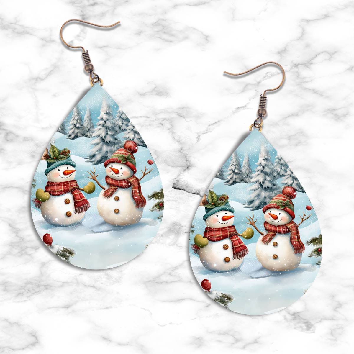 Snowman Teardrop Earring Collection
